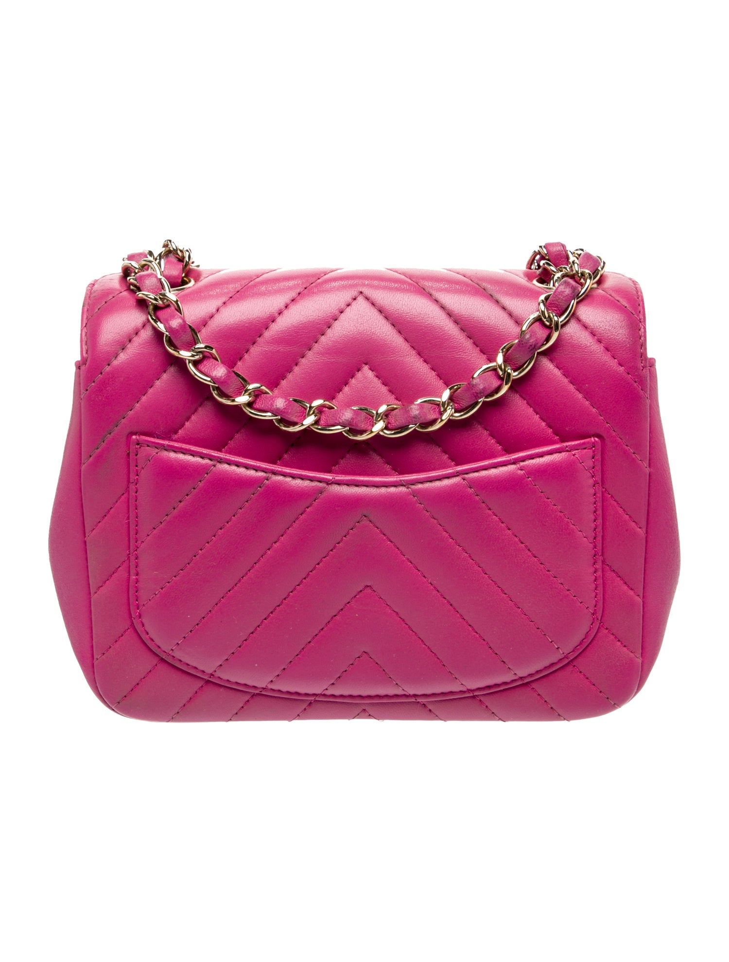 Chanel Classic Chevron Mini Square Flap Bag